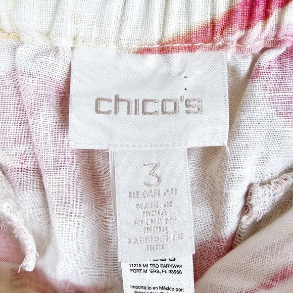 Chico's Havana Shores Linen Wide Leg Pants NWT - Picture 7 of 11